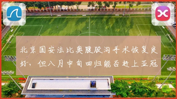 北京国安法比奥腹股沟手术恢复良好,但八月中旬回归能否赶上亚冠?